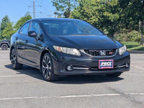 Crystal Black Pearl 2013 Honda Civic Si