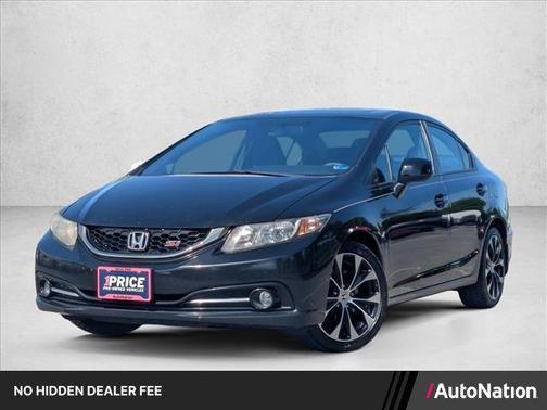 Crystal Black Pearl 2013 Honda Civic Si