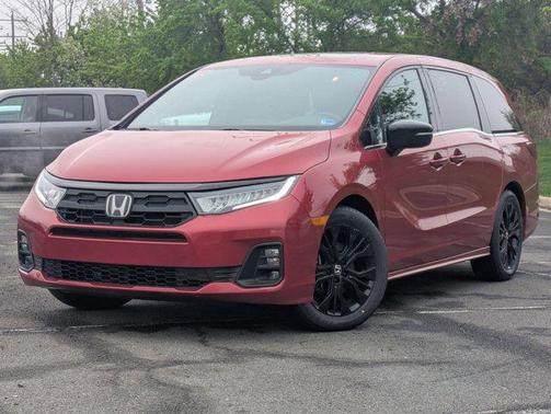 Radiant Red Metallic II 2025 Honda Odyssey Sport-L