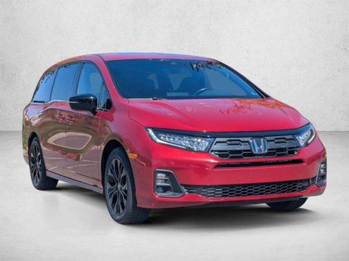 Radiant Red Metallic II 2025 Honda Odyssey Sport-L