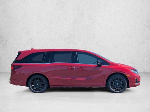 Radiant Red Metallic II 2025 Honda Odyssey Sport-L