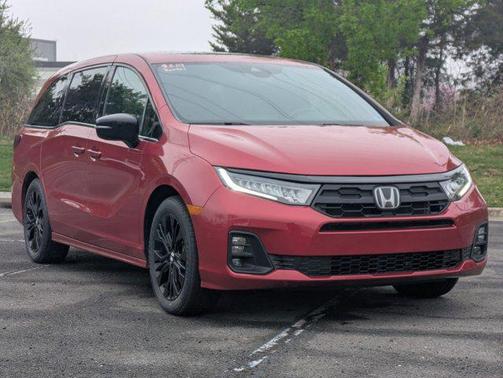 Radiant Red Metallic II 2025 Honda Odyssey Sport-L