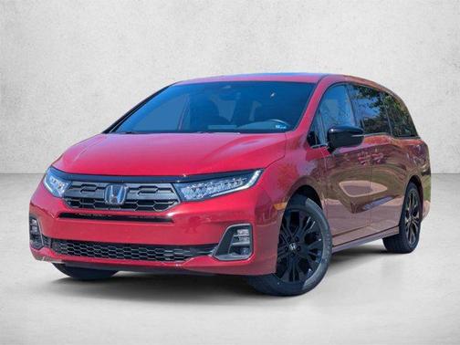 Radiant Red Metallic II 2025 Honda Odyssey Sport-L