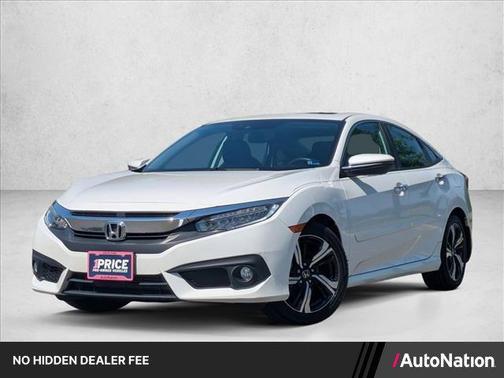 White Orchid Pearl 2016 Honda Civic Touring
