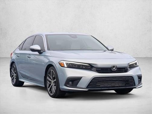 Aegean Blue Metallic 2023 Honda Civic Touring