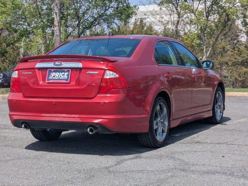 Red Candy Metallic Tinted 2010 Ford Fusion Sport