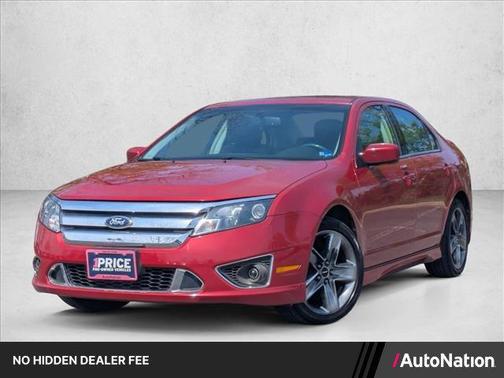 Red Candy Metallic Tinted 2010 Ford Fusion Sport