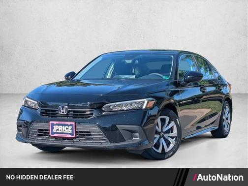 Crystal Black Pearl 2023 Honda Civic LX