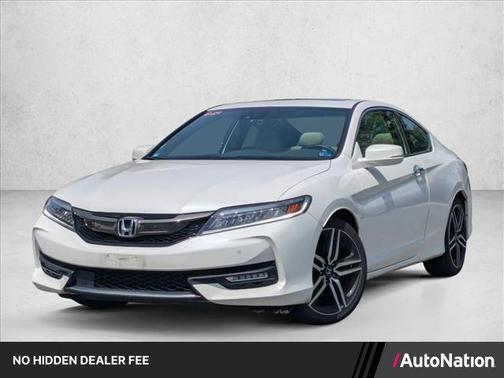 White Orchid Pearl 2017 Honda Accord Touring V6