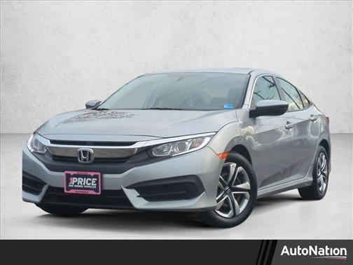 Lunar Silver Metallic 2016 Honda Civic LX
