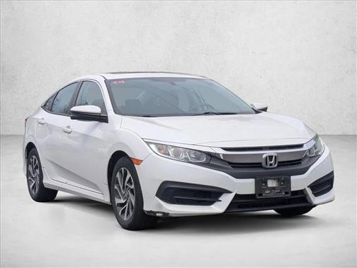 White Orchid Pearl 2016 Honda Civic EX