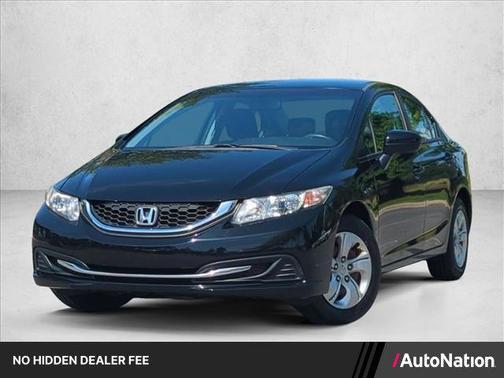 Crystal Black Pearl 2015 Honda Civic LX