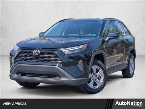 Midnight Black Metallic 2025 Toyota RAV4 Hybrid LE