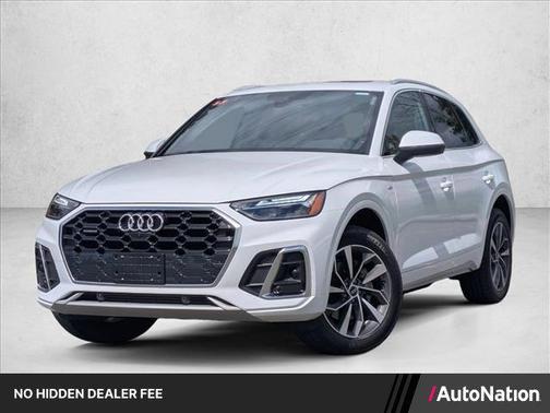 Glacier White Metallic 2024 Audi Q5 45 S line Premium Plus