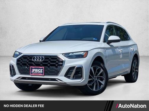 Glacier White Metallic 2024 Audi Q5 45 S line Premium Plus