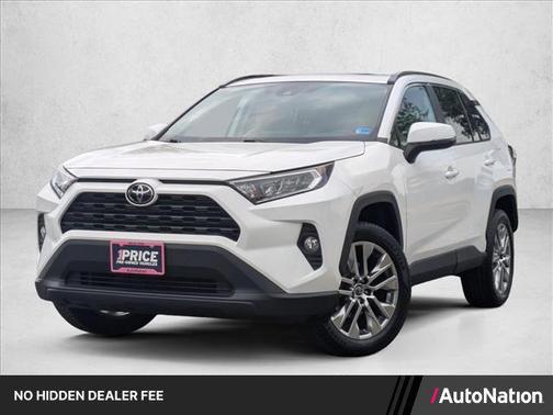 Super White 2019 Toyota RAV4 XLE Premium