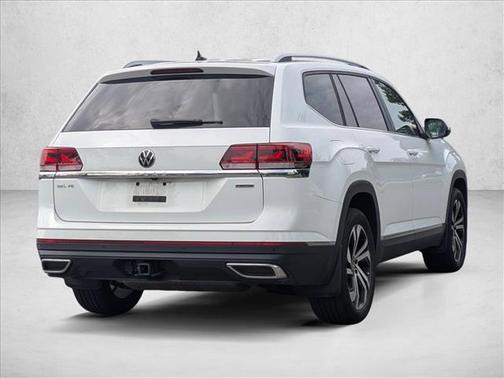 Pure White 2022 Volkswagen Atlas 3.6L SEL