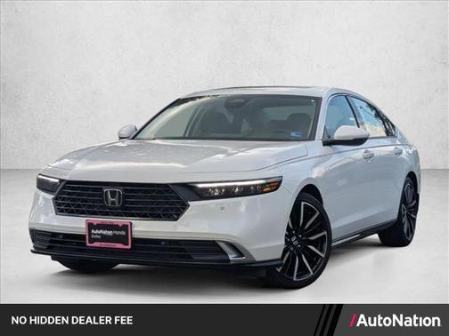 Platinum White Pearl 2026 Honda Accord Hybrid Touring