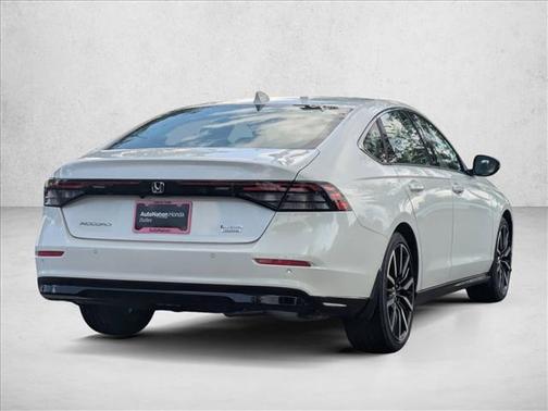 Platinum White Pearl 2026 Honda Accord Hybrid Touring