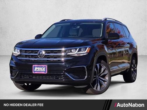 Deep Black Pearl 2021 Volkswagen Atlas 3.6L SEL