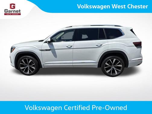 Opal White Pearl Effect 2024 Volkswagen Atlas 2.0T SEL Premium R-Line