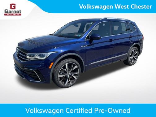 Atlantic Blue 2024 Volkswagen Tiguan 2.0T SEL R-Line