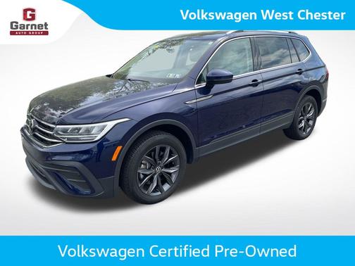 Atlantic Blue 2023 Volkswagen Tiguan 2.0T SE