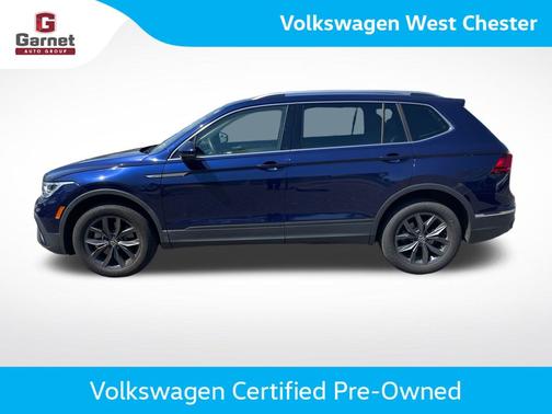 Atlantic Blue 2024 Volkswagen Tiguan 2.0T SE