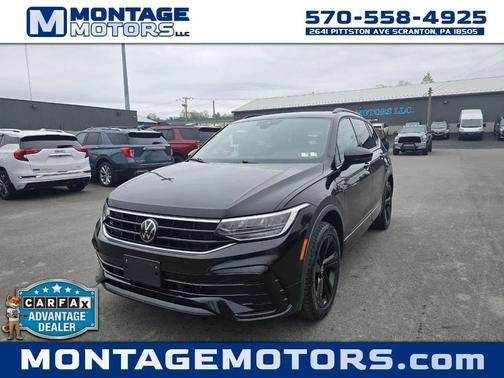 Deep Black Pearl 2024 Volkswagen Tiguan 2.0T SE R-Line Black 4MOTION