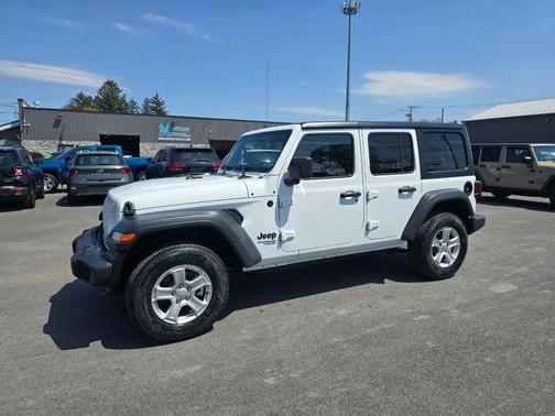 Bright White 2021 Jeep Wrangler Unlimited Sport