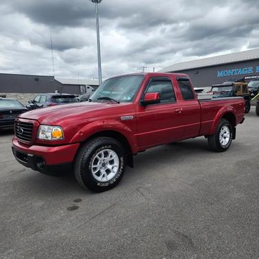 Red 2009 Ford Ranger Sport SuperCab