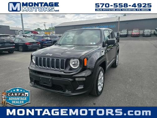 Black Clearcoat 2023 Jeep Renegade Latitude