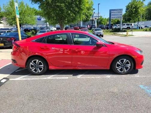 Red 2018 Honda Civic LX