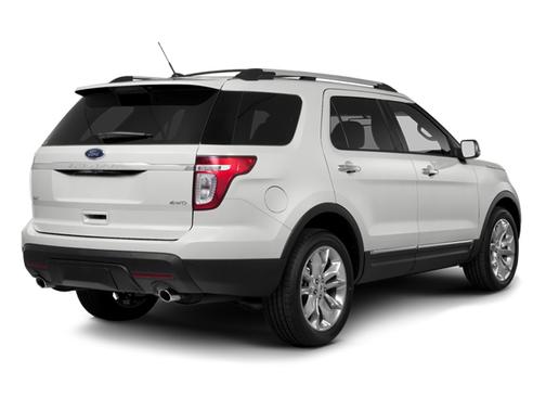 White Platinum Metallic Tri-Coat 2014 Ford Explorer XLT