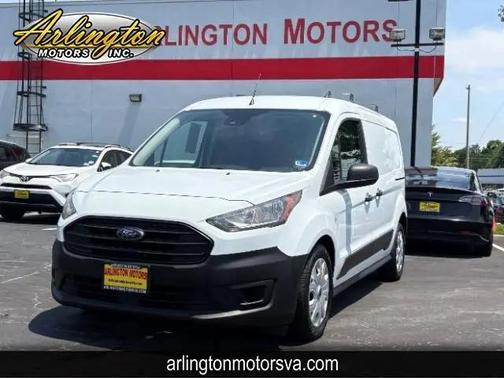 Frozen White 2020 Ford Transit Connect XL Cargo Van