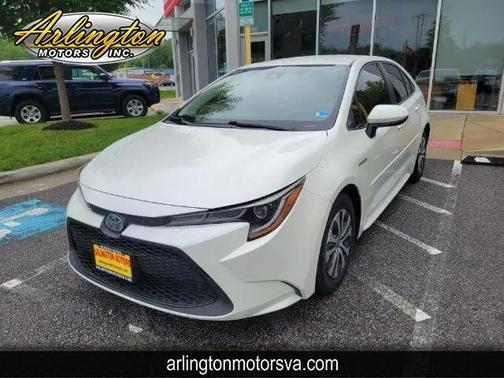 Blizzard Pearl 2020 Toyota Corolla Hybrid LE