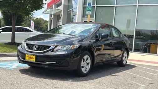 Gray 2013 Honda Civic LX