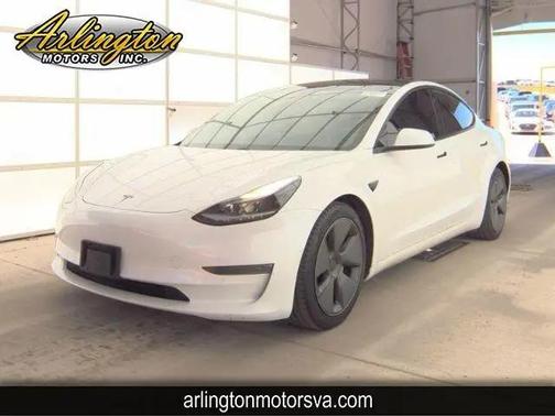 Pearl White Multi-Coat 2021 Tesla Model 3 Standard Range Plus