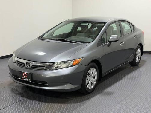 Silver 2012 Honda Civic LX