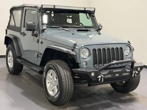 Gray 2014 Jeep Wrangler Sport