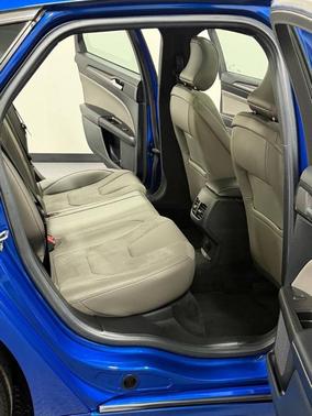 Blue 2017 Ford Fusion Sport