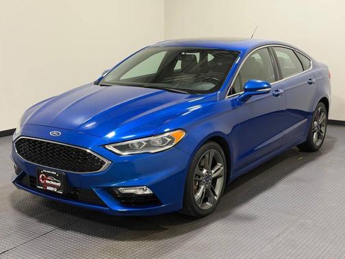 Blue 2017 Ford Fusion Sport