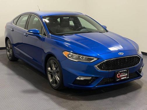 Blue 2017 Ford Fusion Sport