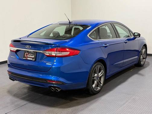 Blue 2017 Ford Fusion Sport
