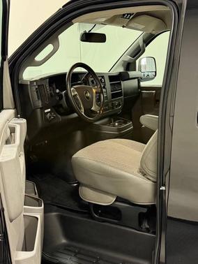 Black 2018 Chevrolet Express 3500 LT
