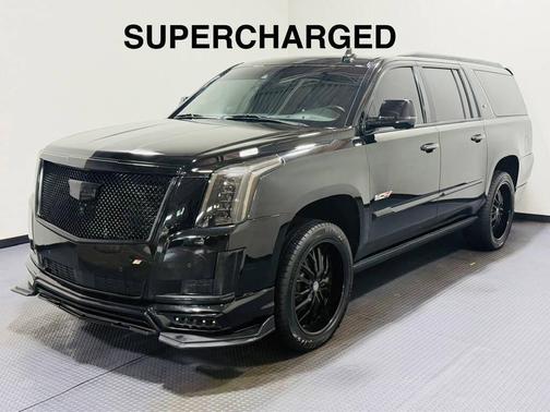 Black 2015 Cadillac Escalade ESV Platinum