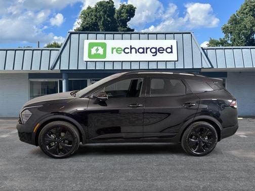 Fusion Orange 2025 Kia Sportage Plug-In Hybrid X-Line