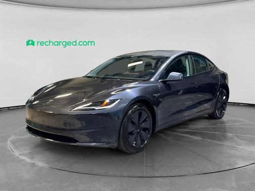 Stealth Gray 2025 Tesla Model 3 Long Range