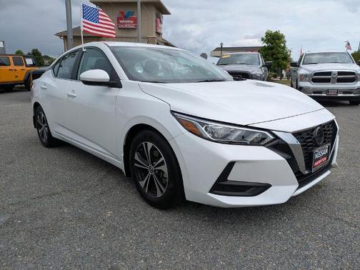 Aspen White 2023 Nissan Sentra SV