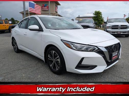 Aspen White 2023 Nissan Sentra SV